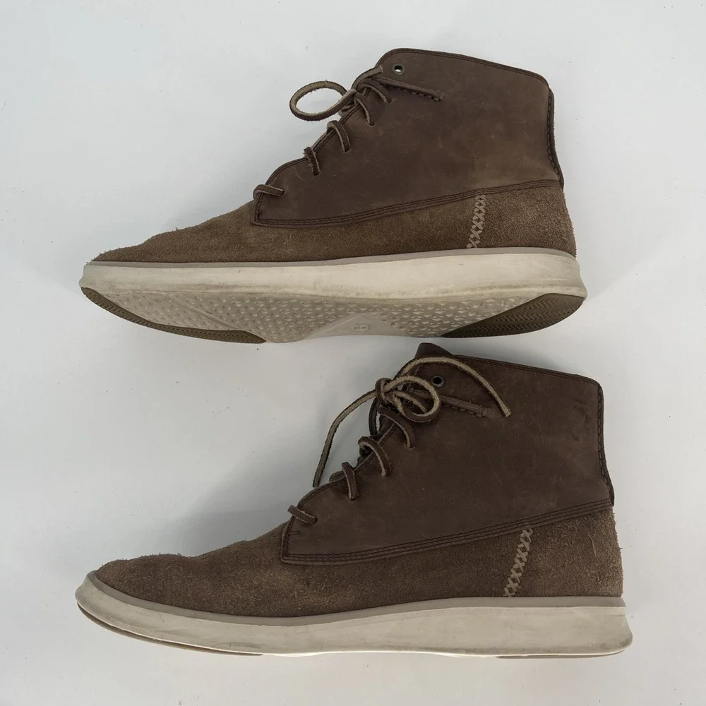 UGG Lamont Chestnut Leather Suede High Top Men's‎ Size 11 Chukka Boots 1013305